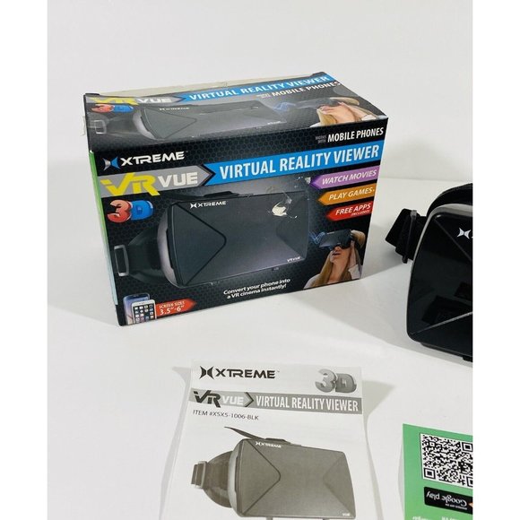 Xtreme Cables VR VUE Virtual Reality Viewer for 3.5" to 6" Smartphones Games - Picture 2 of 12